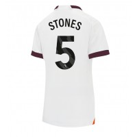 Maglie da calcio Manchester City John Stones #5 Seconda Maglia Femminile 2023-24 Manica Corta
